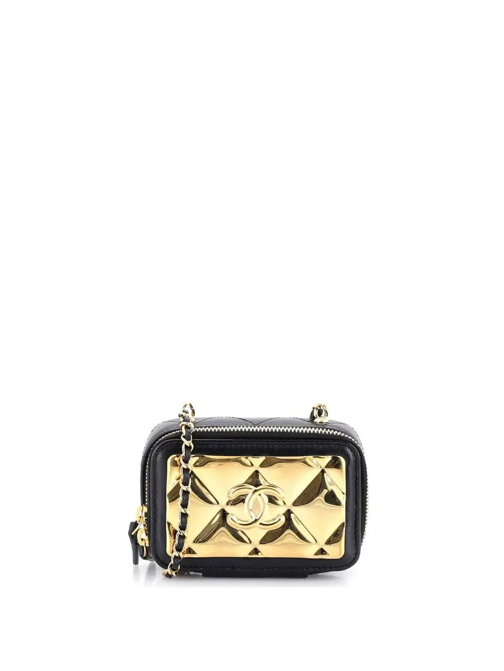 Chanel Golden Plate Zip Around Vanity #258799C34B